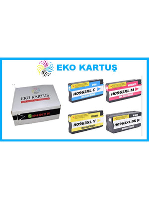 Hp Officejet Pro 9026 Yazıcı 963xl Muadil Kartuşu Set 4 Renk - Main view
