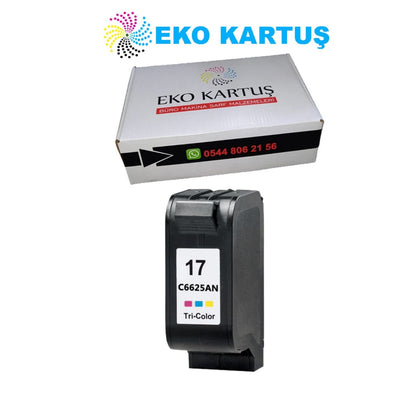 HP 17 Renkli Muadil Kartuş C6625A