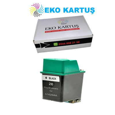 HP 26A Siyah Muadil Kartuş 51626A