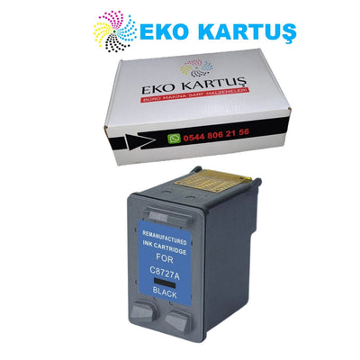 HP 27 Siyah Muadil Kartuş C8727A