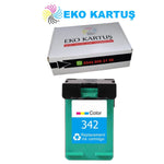 HP 342 Renkli Muadil Kartuş C9361E