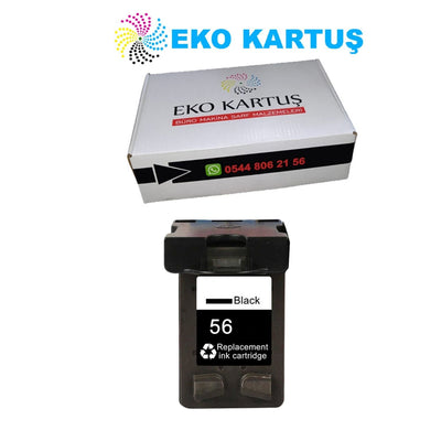 HP 56 BLACK Muadil Kartuş C6656A