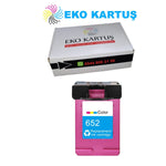 HP 652 Renkli Muadil Kartuş F6V24AE