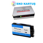 HP 711XL BLUE Yüksek Kapasiteli Muadil Kartuş CZ130A