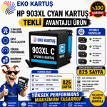HP 903XL CYAN   Kartuş  muadil kartuş