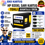 HP 920XL YELLOW MUADİL KARTUŞ