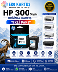 HP 300 RENKLİ VE SİYAH 2'Lİ PAKET (CC640EE- CC643E)