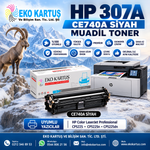HP 307A CE740A–CE743A 4 Renk Muadil Toner Seti