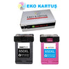 HP 652 Muadil Kartuş SET 2'Lİ PAKET