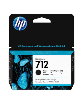 HP 712  Siyah Orijinal Kartuş 3ED70A