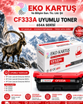 Hp Color Laserjet Enterprise M651dn  654A (CF330A-CF331-CF332A-CF333A)  SET 4 RENK MUADİL TONER