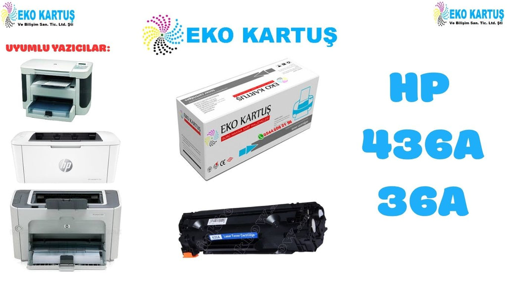 Hp LaserJet P1505 Uyumlu Muadil Toneri 36A (CB436A) - (2000 Sayfa)