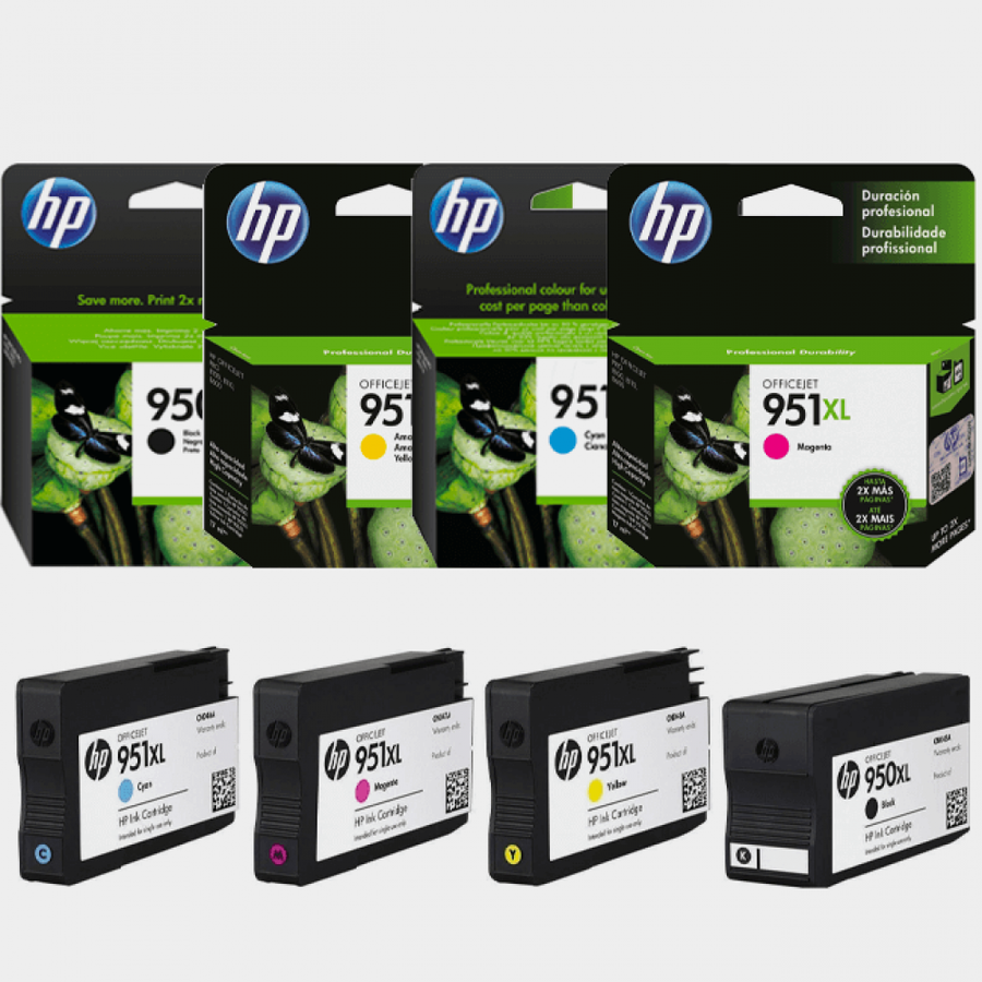HP OFFİCEJET PRO 8600 PREMİUM E-ALL-İN-ONE 4 RENK 950XL - 951XL KARTUŞ - Main view