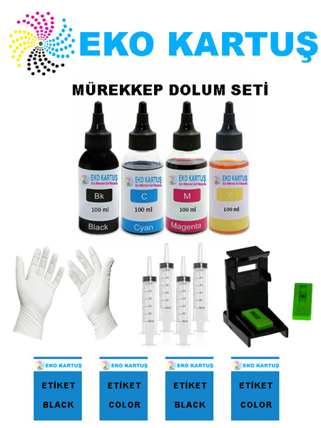 Hp 650 Kartuş Uyumlu Dolum Seti - Main view
