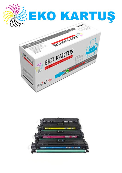 Hp CE710A CE740/307A  set 4 renk Muadil Toner - Main view