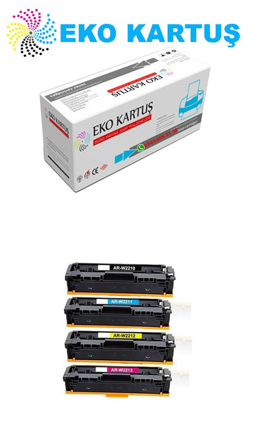 Hp Color LaserJet Pro MFP M283fdn 207A (W2210) SET CHİPSİZ Muadil Toner - Main view