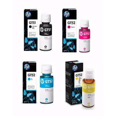 Hp DeskJet GT-5822 4 renk (GT51XL GT52XL)  90ML  muadil Mürekkep, - Main view