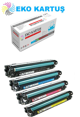 Hp LaserJet Enterprise 500 Color M551xh (CE400A- CE401A-CE402A-CE403A) 507A 4 RENK TAKIM Muadil Toner - Main view
