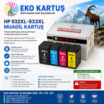 Hp Officejet 6100 MUADİL KARTUŞ 4 RENK 932XL -933XL SET