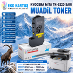 KYOCERA MİTA TK-5220  SET 4 RENK MUADİL TONER P5021/M5521/M5021