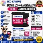 Brother LC1100 MAGENTA MUADİL KARTUŞ