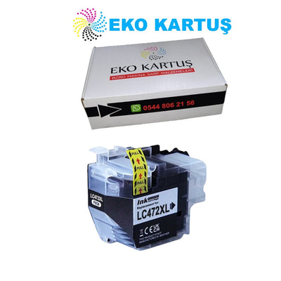 Brother BLACK Yüksek Kapasiteli Muadil Kartuş LC472XL