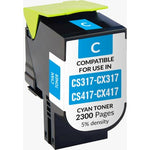 LEXMARK MUADİL TONER CS317/CS417 MAVİ - Detail view