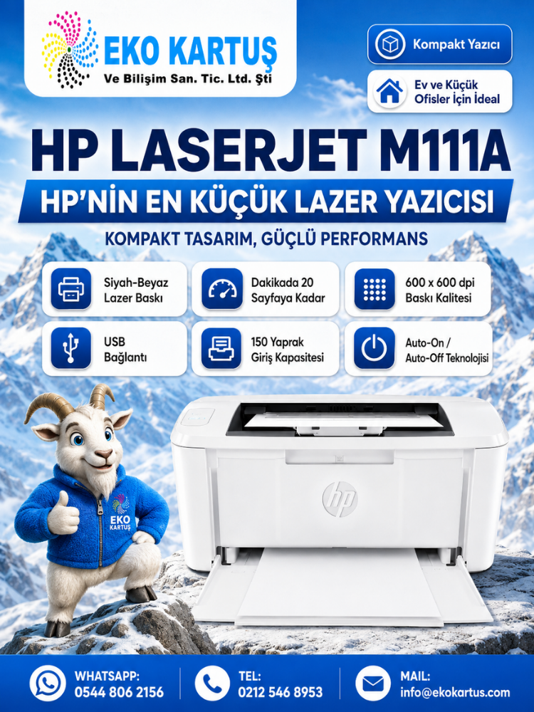 HP M111A Mono Lazer Yazıcı (7MD67A)