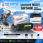 Lexmark  MS321 56F5H0E  Siyah Muadil Toner 15K