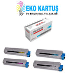 OKI C5250 Muadil Toner SET 4 LÜ PAKET