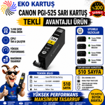Canon PGI-2500XL SARI Yüksek Kapasiteli Muadil Kartuş 9267B001