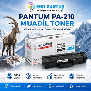 Pantum PA210 1.6K Muadil Toner / P2200 / P2500 / M6500 / M6550 / M6600 SINIRSIZ ÇİPLİ