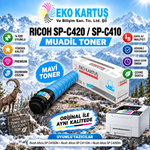 RİCOH   SP-C420/SP-C410  MUADİL TONER MAVİ CY