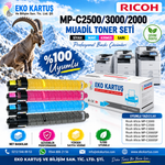 RİCOH  MP-C2500/3000/2000 MUADİL TONER 4 RENK SET