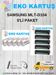 SAMSUNG MLT-104 EKONOMİK AVANTAJLI 5&#39;li MUADİL TONER - Main view