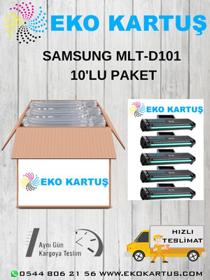 SAMSUNG MLT-D101 EKONOMİK AVANTAJLI 10&#39;LU KOLİ MUADİL TONER - Main view