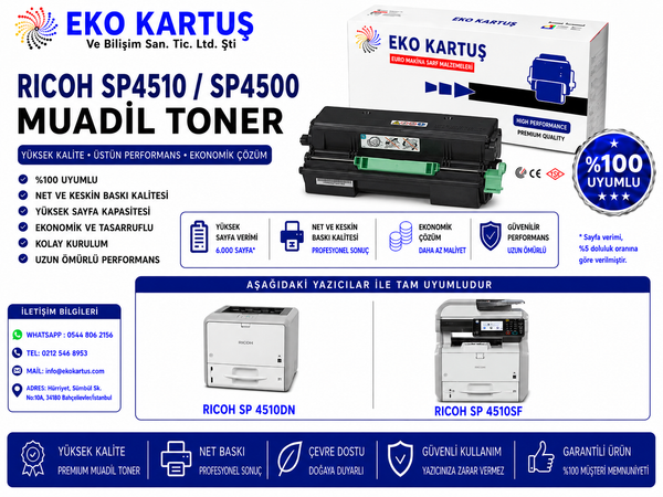 Ricoh SP-3600SF MUADİL TONER