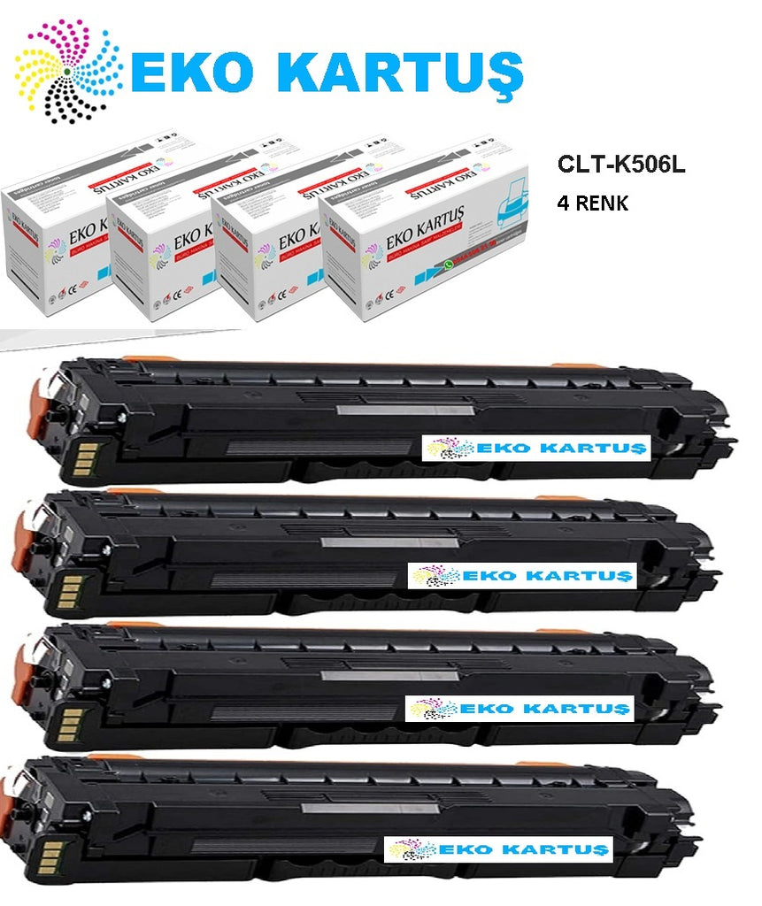 Samsung CLP-680DW CLT-K506L 4 RENK TAKIM Muadil Toner - Main view