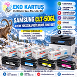 SAMSUNG CLT-506L SET 4 RENK MUADİL TONER CLP680/CLX6260 CMYK