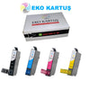 Epson T0711/2/3/4 Muadil Kartuş SET 4 LÜ PAKET