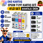 Epson Stylus Office BX-525WD Muadil Kartuş T1291 T1292 T1293 T1294 MUADİL KARTUŞ