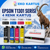 Epson WorkForce WF-7525 set 4 renk Uyumlu Sıfır İthal KARTUŞ (T1301 - T1302 - T1303 - T1304)