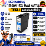 Epson 16XL T1632  CYAN  Muadil Kartuş