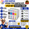 Epson T7551-T7552-T7553-T7554  4 RENK MUADİL  KARTUŞ SETİ