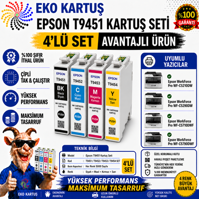 EPSON C5790 4 RENK KARTUŞ