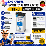 Epson T01C2 BLUE Muadil Kartuş C13T01C200