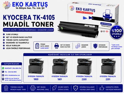 Kyocera km-2050s TK-4105 MUADİL TONER