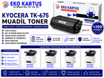Kyocera Mita KM 2560 TK 675 UYUMLU İthal Sıfır Toner (20000 Sayfa)