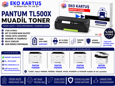 Pantum P4000DN MUADİL TONER P4000/P5000/M7600/ 10K ÇİPLİ