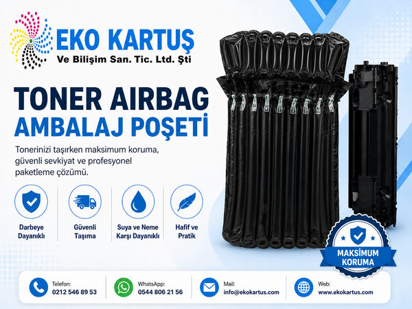 Toner Airbag Ambalaj Poşeti – Şişirilebilir Hava Kolonlu Toner Koruma Ambalajı 10 adet